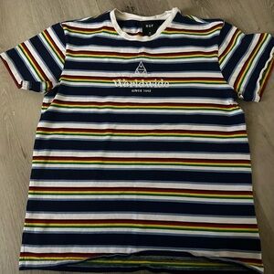 HUF Kids Rainbow Striped Tee